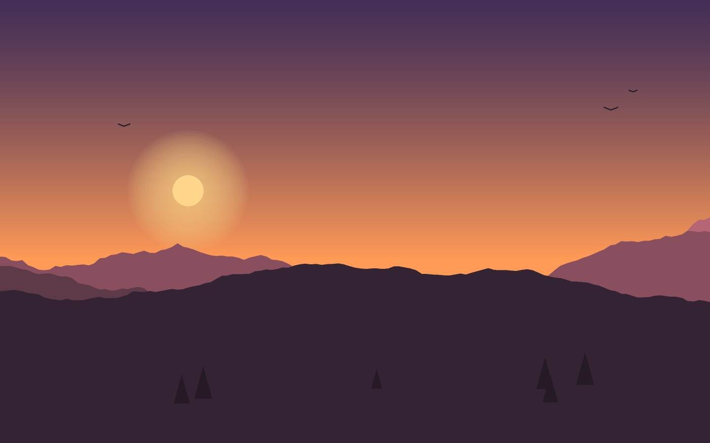 Landschaftsillustration
