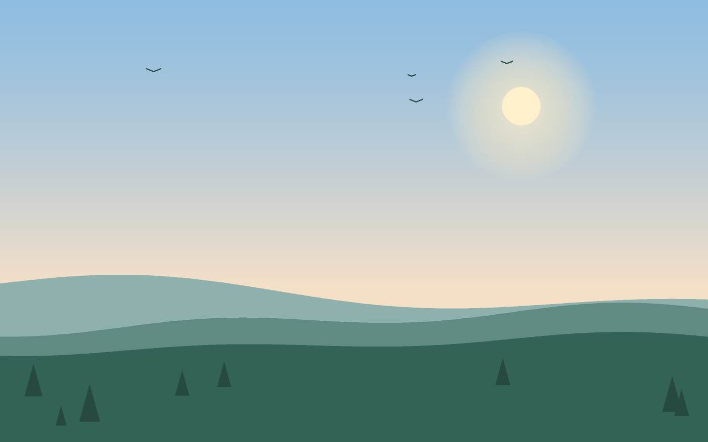 Landschapsillustratie