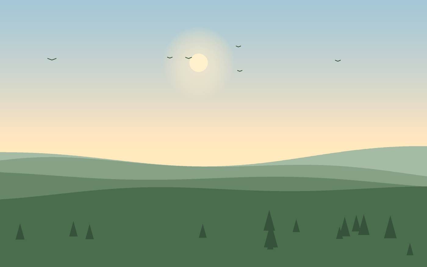 Landschapsillustratie