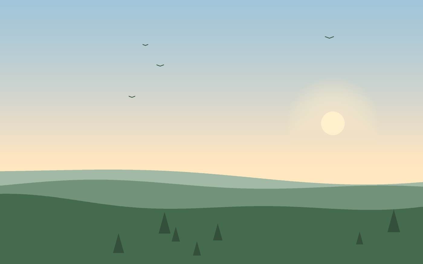 Landschapsillustratie
