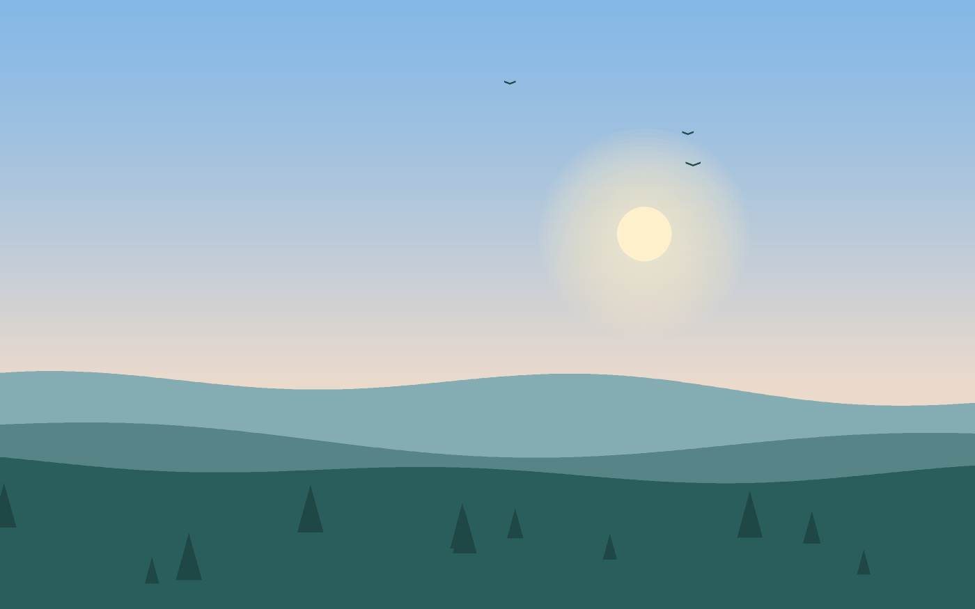 Landschaftsillustration