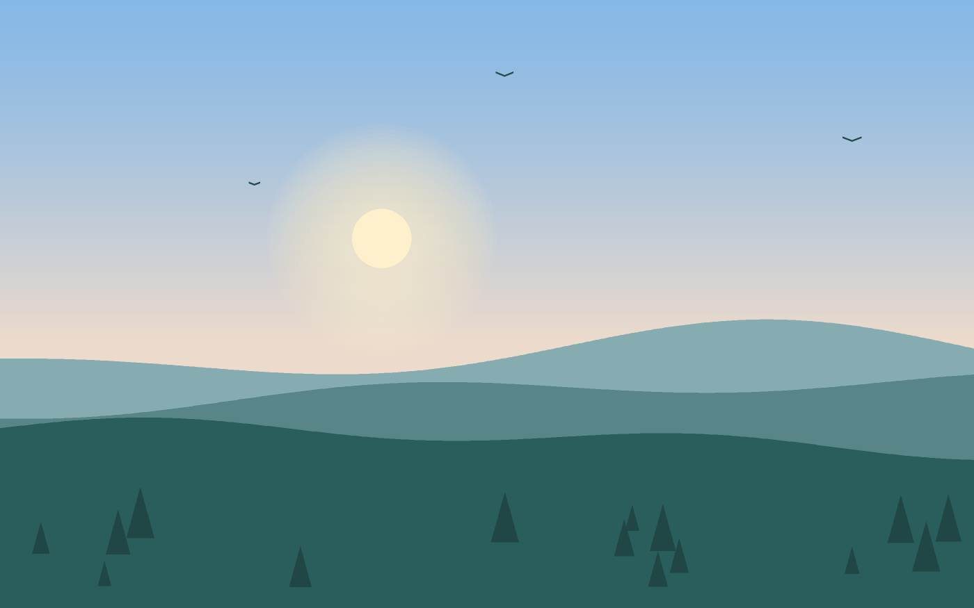 Ilustrace krajiny
