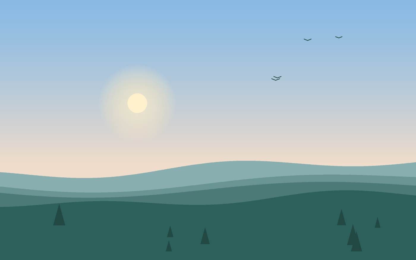 Ilustrace krajiny