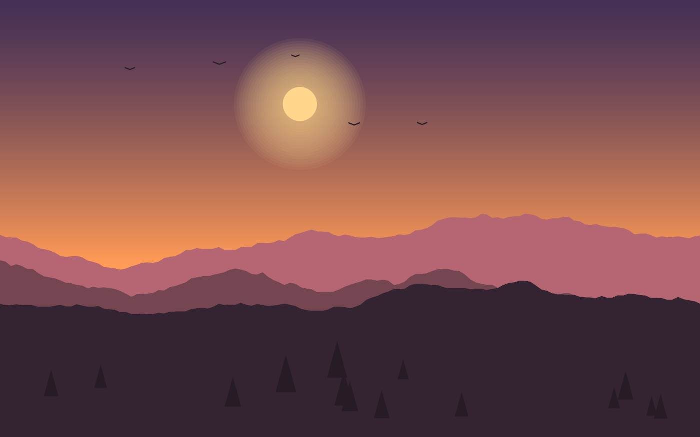 Landschaftsillustration