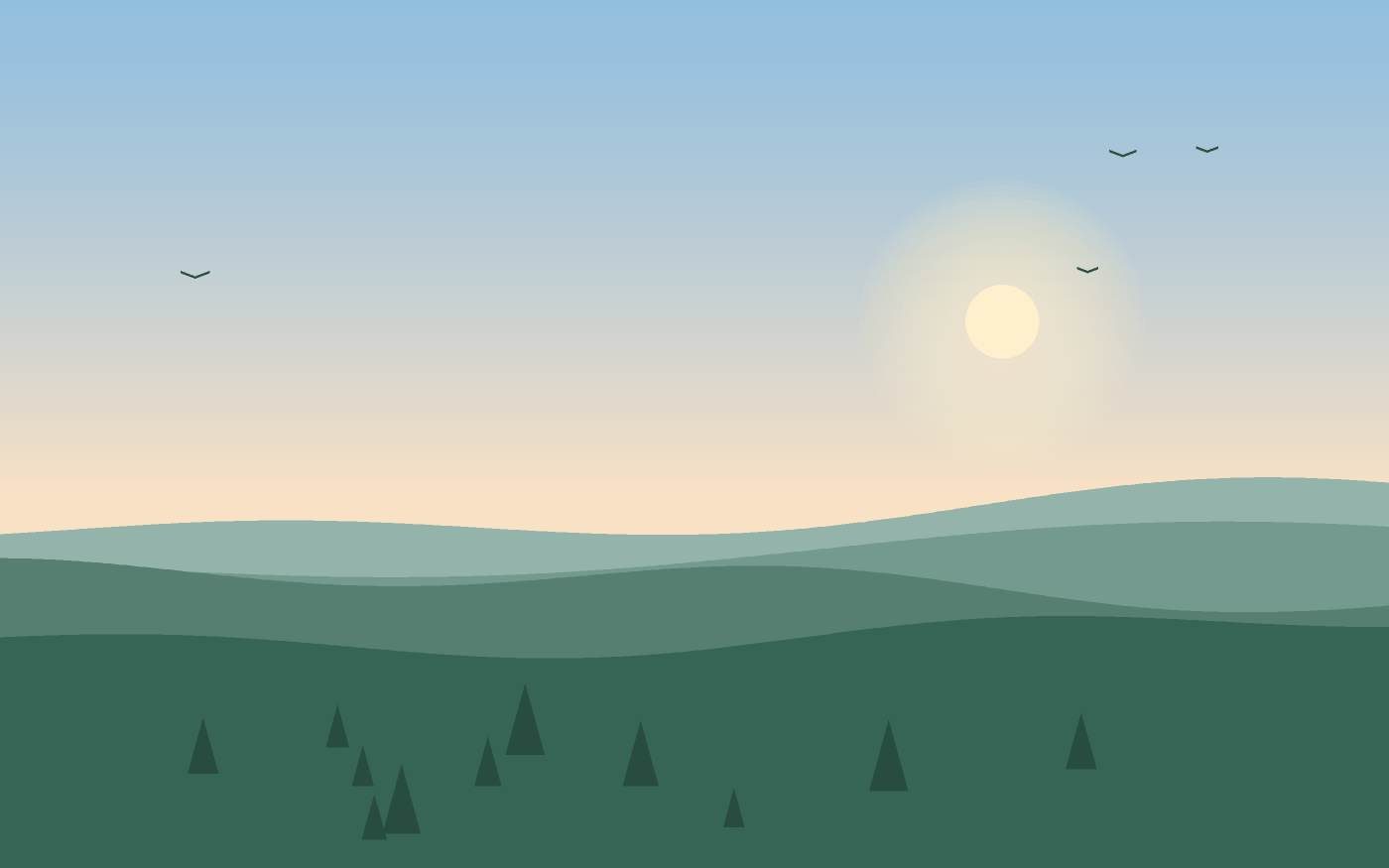 Ilustración de un paisaje