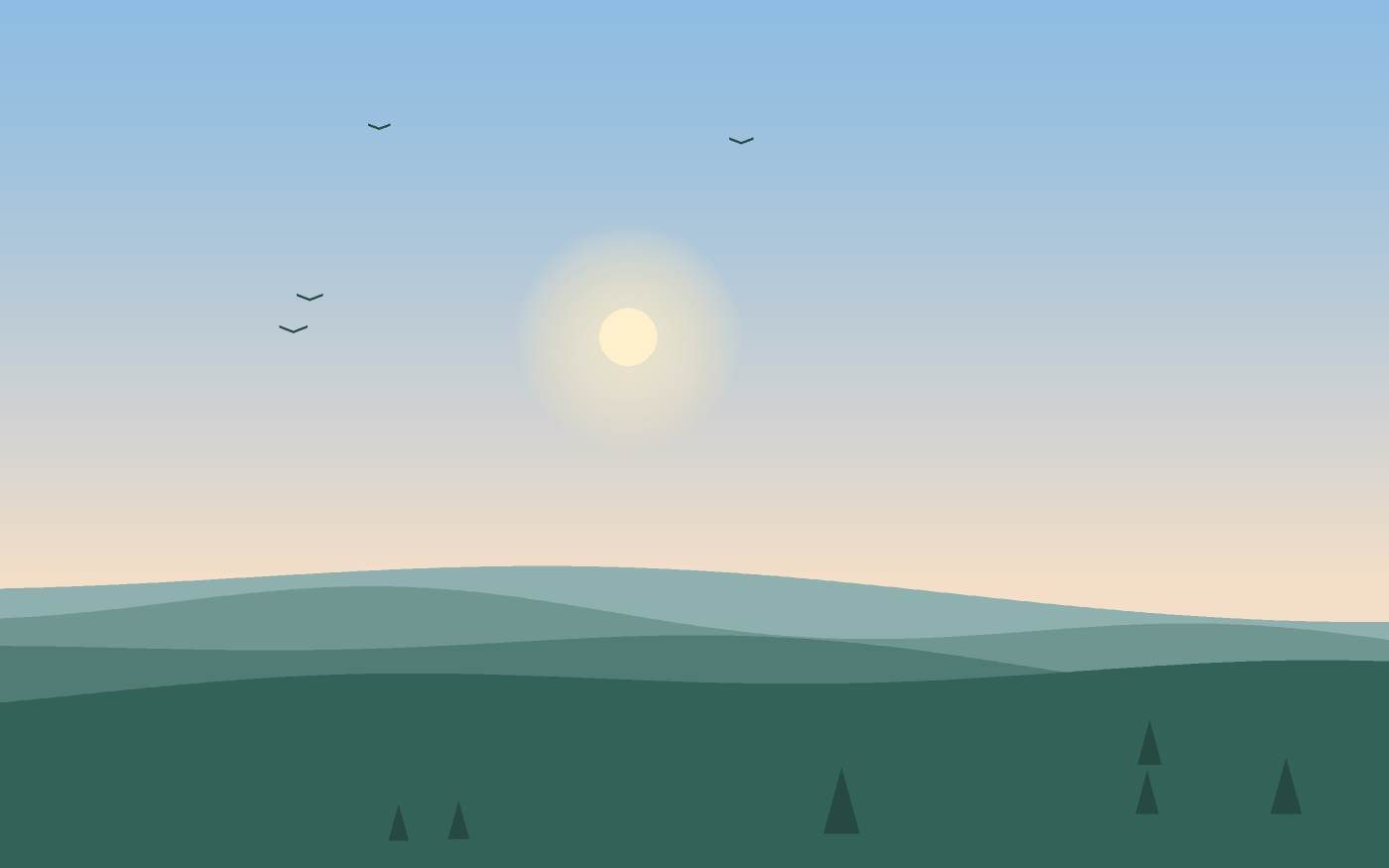 Landschapsillustratie