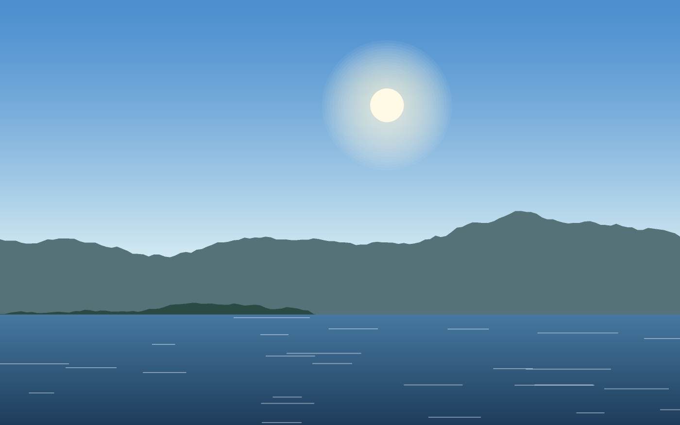 Landschapsillustratie