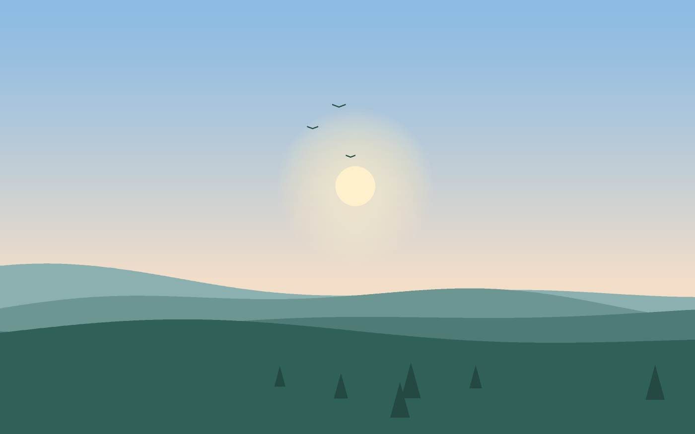 Landschapsillustratie